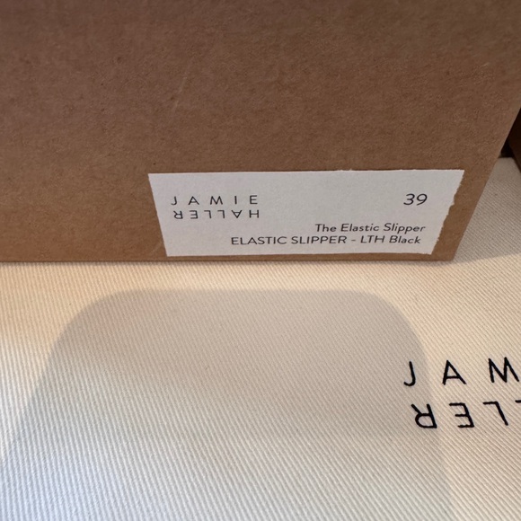 New in Box: Jamie Haller The Elastic Slippers in Black size 39